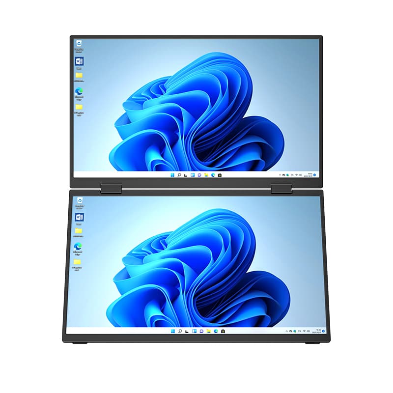 15.6 inch dual monitor setup